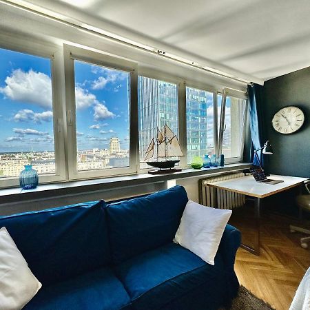 Super Apartament White Warszawa 2X Metro Scisle Centrum Wifi 300 Mbs New Luaran gambar