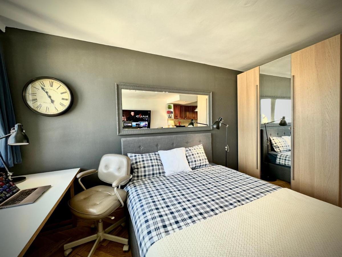 Super Apartament White Warszawa 2X Metro Scisle Centrum Wifi 300 Mbs New Luaran gambar