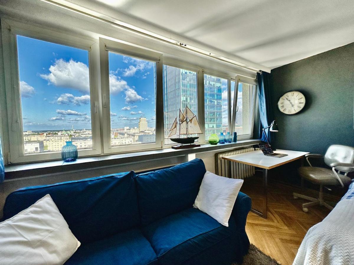 Super Apartament White Warszawa 2X Metro Scisle Centrum Wifi 300 Mbs New Luaran gambar
