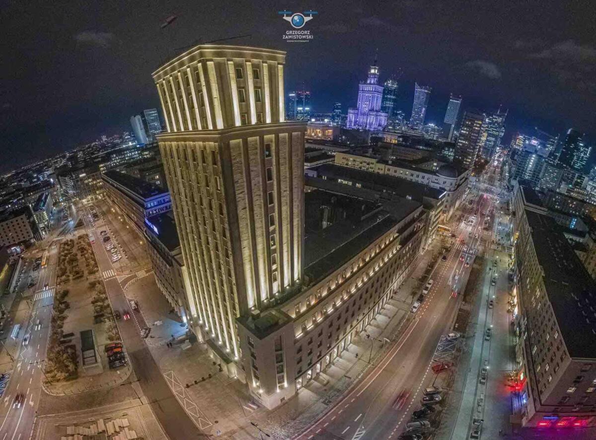 Super Apartament White Warszawa 2X Metro Scisle Centrum Wifi 300 Mbs New Luaran gambar