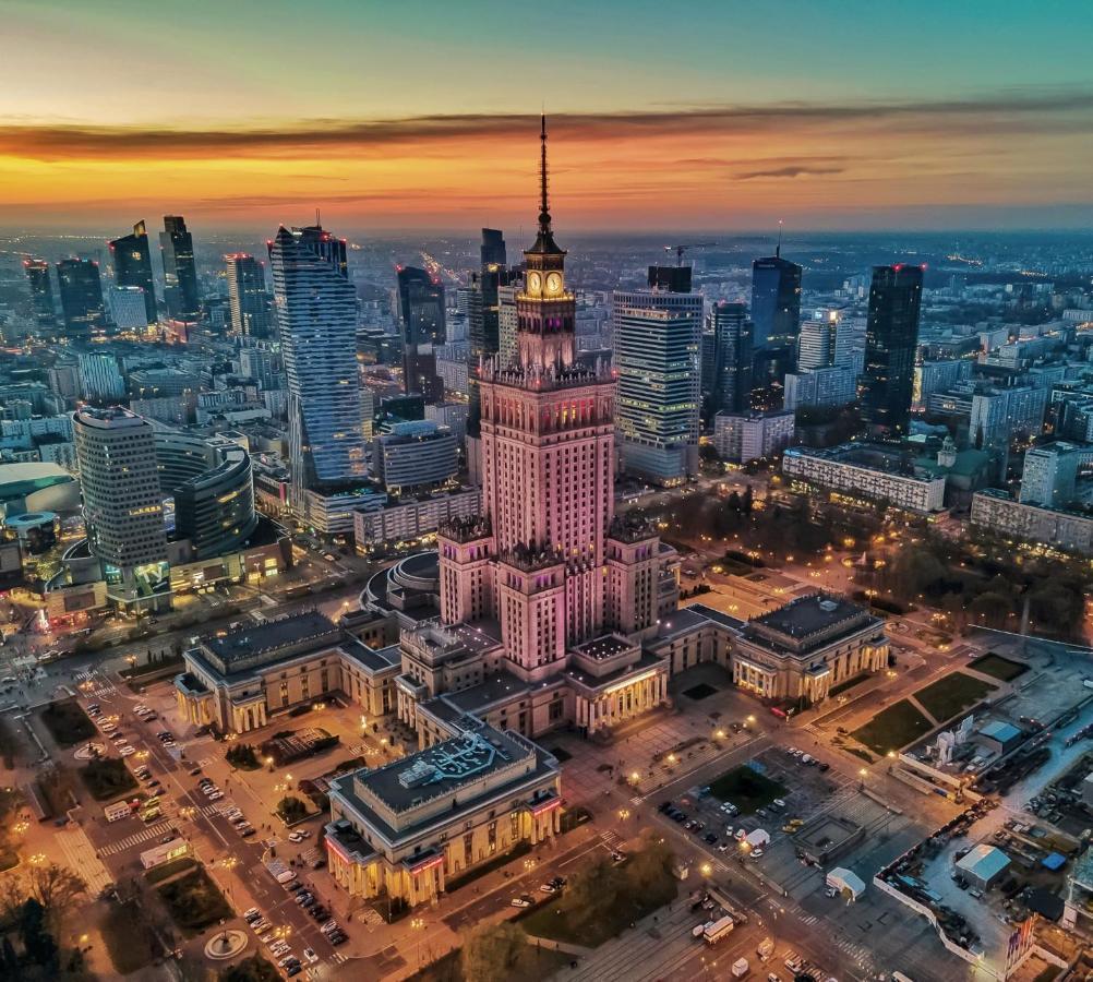 Super Apartament White Warszawa 2X Metro Scisle Centrum Wifi 300 Mbs New Luaran gambar