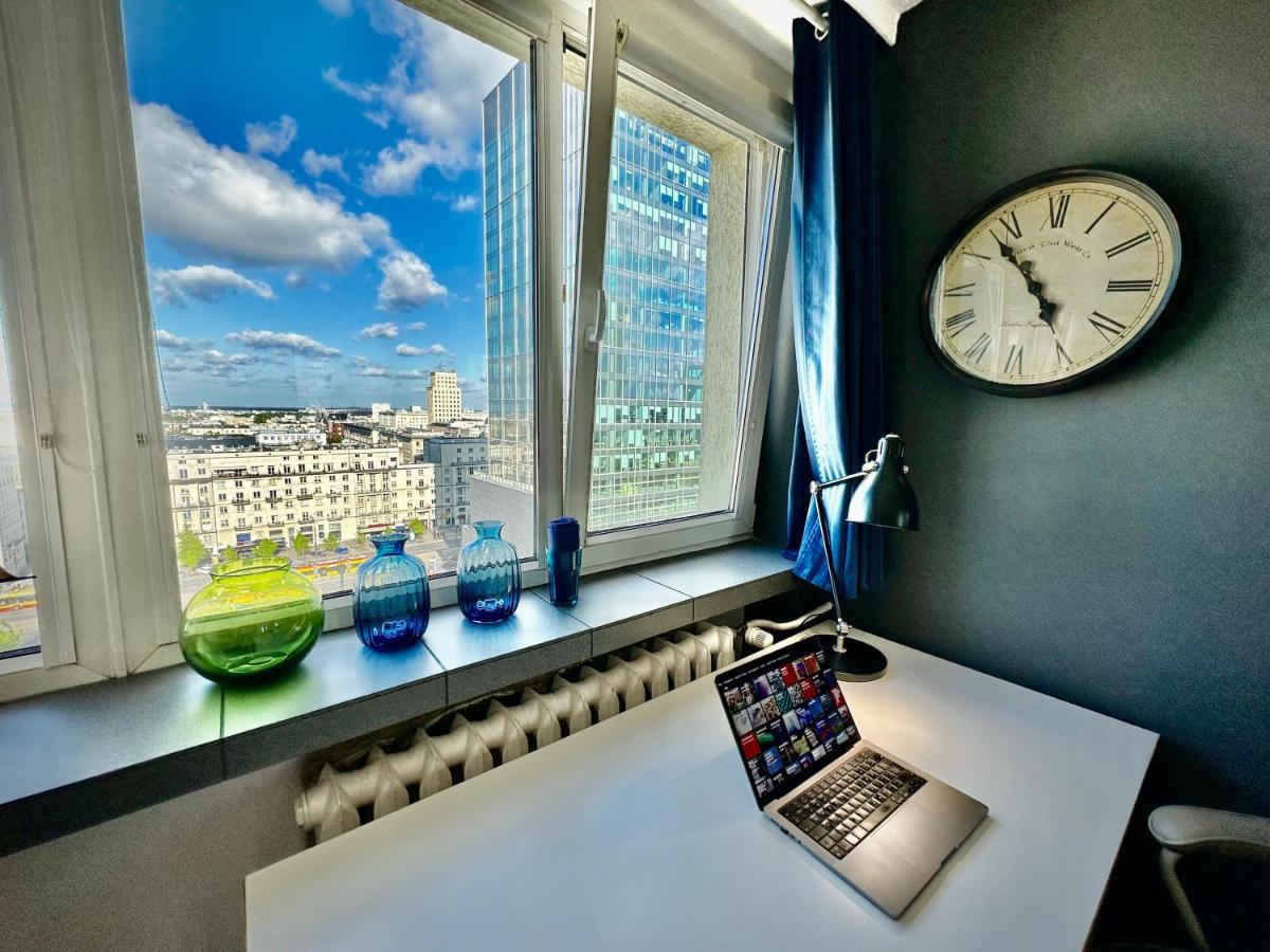 Super Apartament White Warszawa 2X Metro Scisle Centrum Wifi 300 Mbs New Luaran gambar