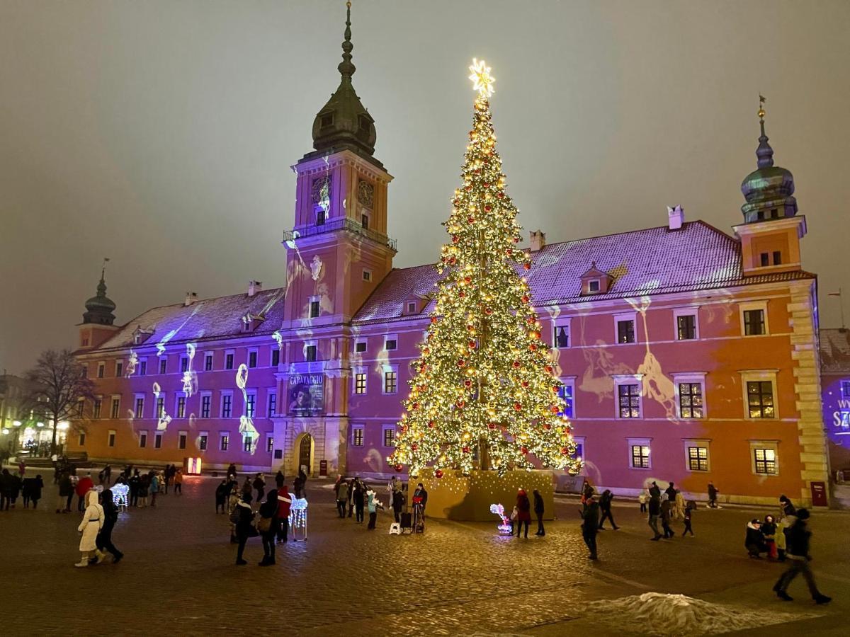 Super Apartament White Warszawa 2X Metro Scisle Centrum Wifi 300 Mbs New Luaran gambar