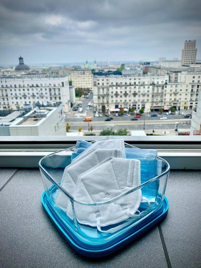 Super Apartament White Warszawa 2X Metro Scisle Centrum Wifi 300 Mbs New Luaran gambar
