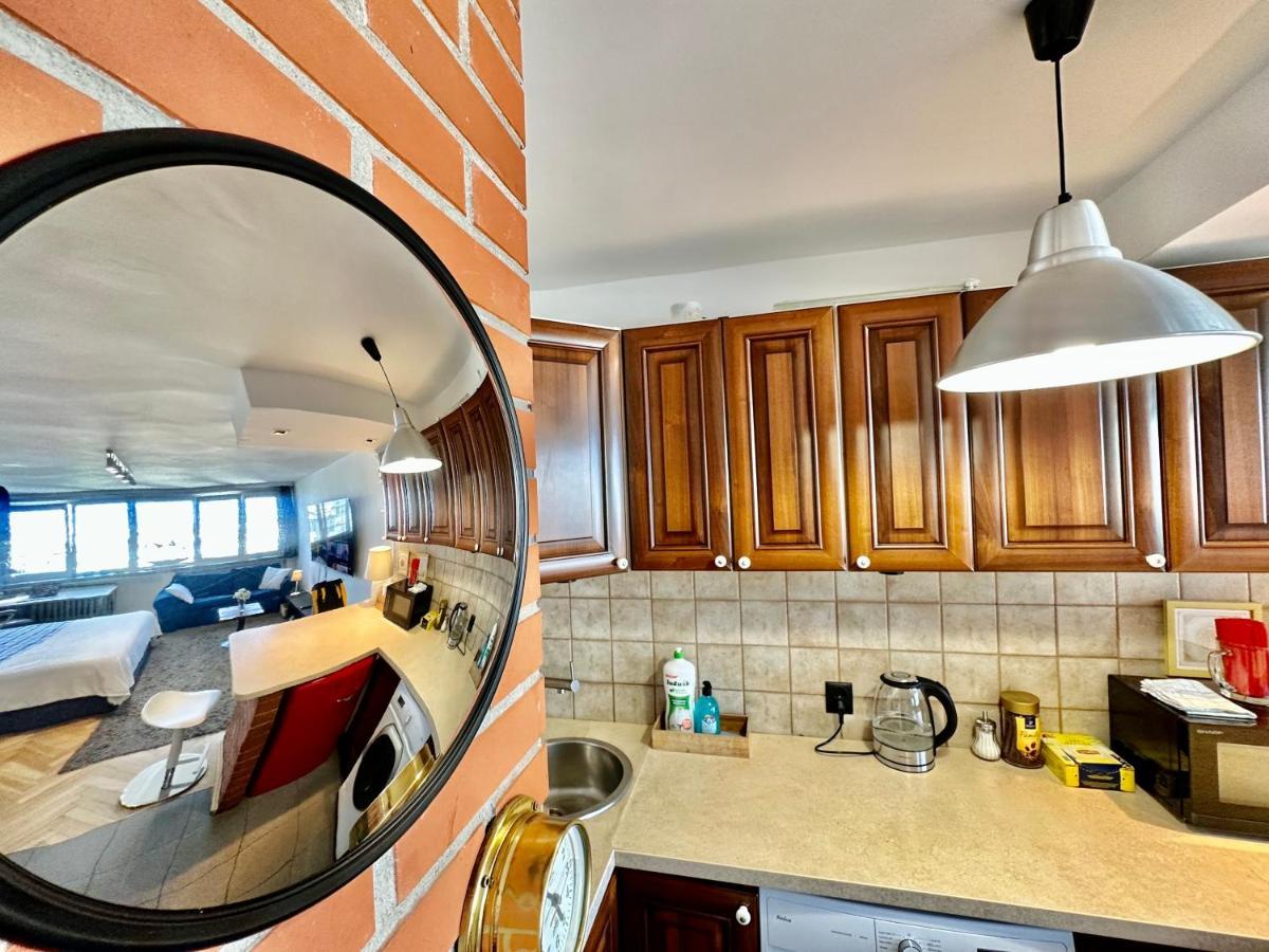 Super Apartament White Warszawa 2X Metro Scisle Centrum Wifi 300 Mbs New Luaran gambar