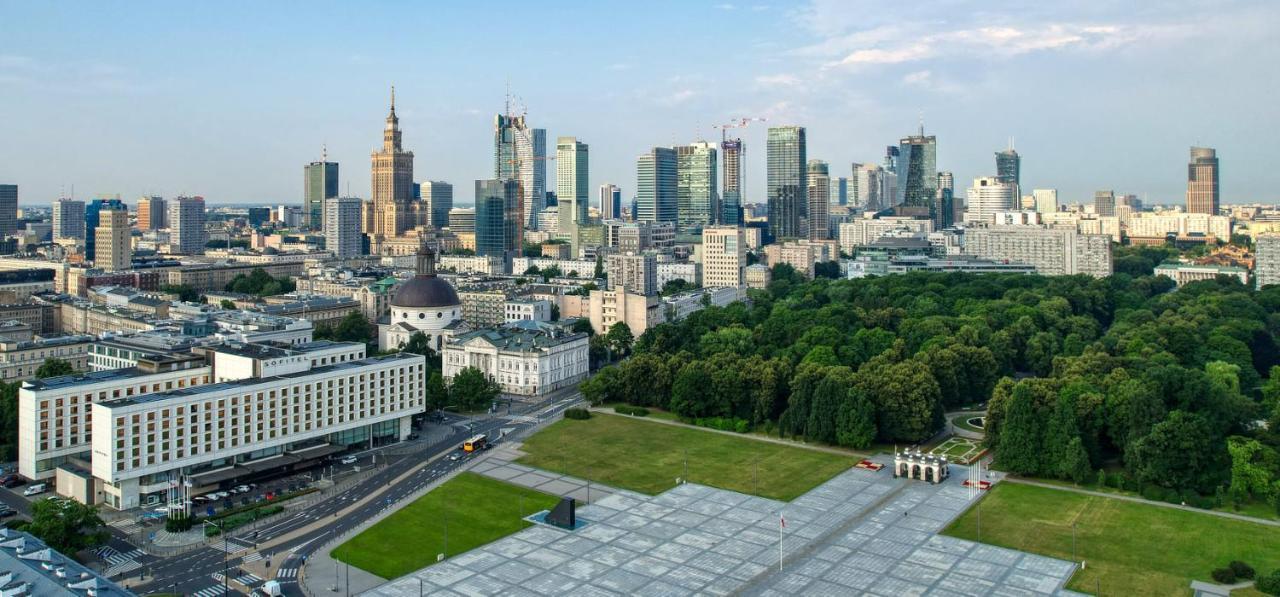 Super Apartament White Warszawa 2X Metro Scisle Centrum Wifi 300 Mbs New Luaran gambar