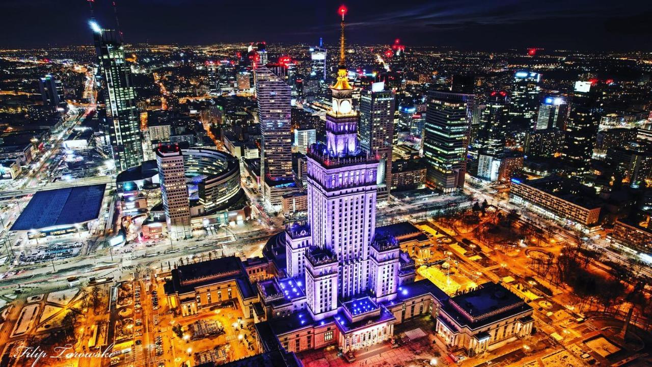 Super Apartament White Warszawa 2X Metro Scisle Centrum Wifi 300 Mbs New Luaran gambar